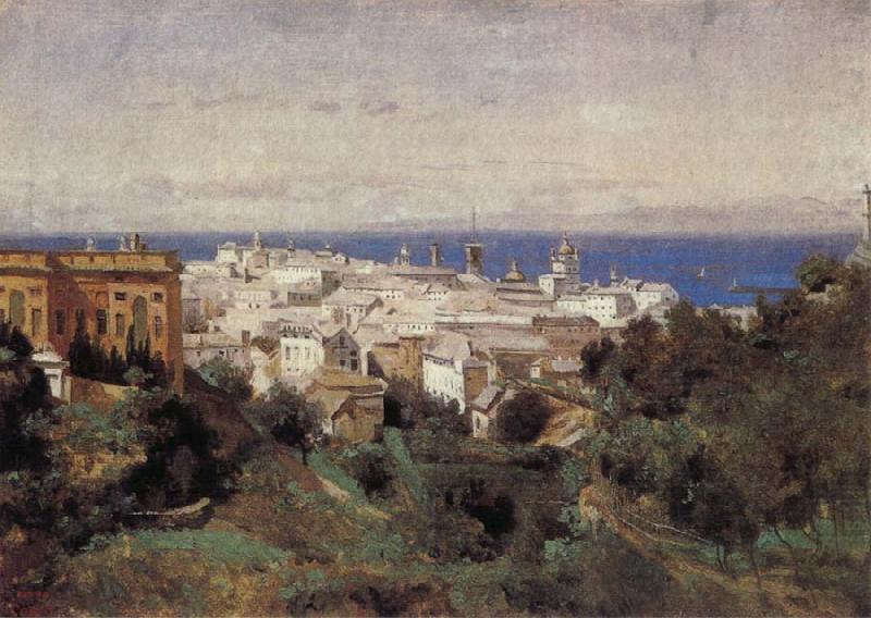 View of Genoa, Corot Camille